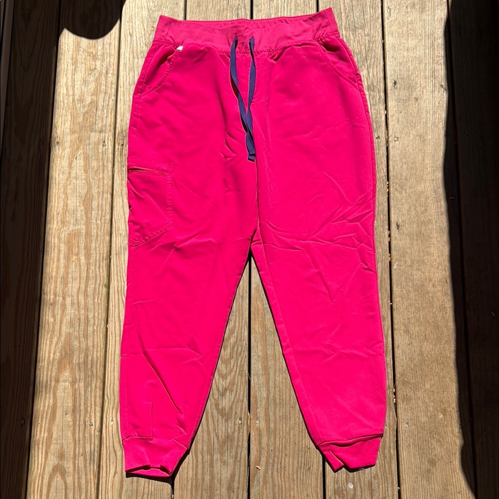 Figs Pink Jogger Scrub Pants